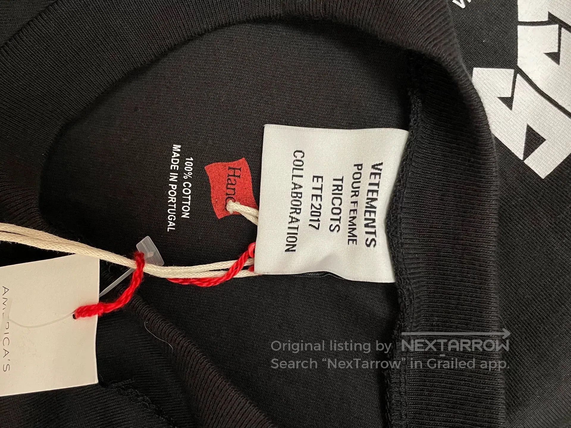 Vetements Vetements x Hanes Staff Short Sleeve T. Size US XS / EU 42 / 0 - 4 Thumbnail