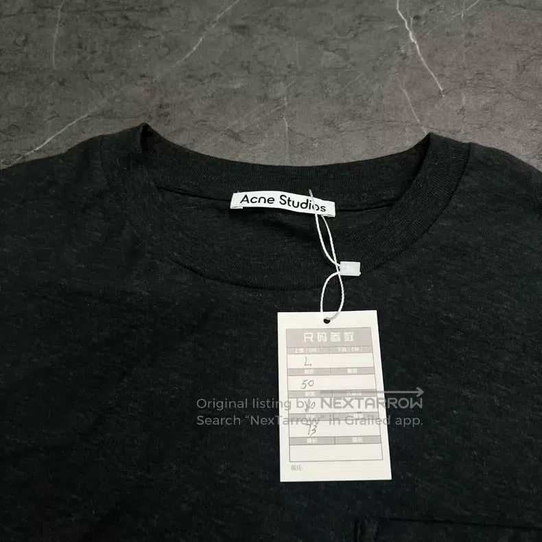 Acne Studios Acne Studios 1996 Series Small Logo Round Neck Long Sleeve Size US M / EU 48-50 / 2 - 3 Thumbnail
