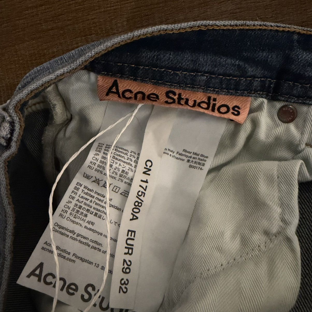 Acne Studios Acne Studios River Jeans Mid Blue Size US 29 - 6 Thumbnail