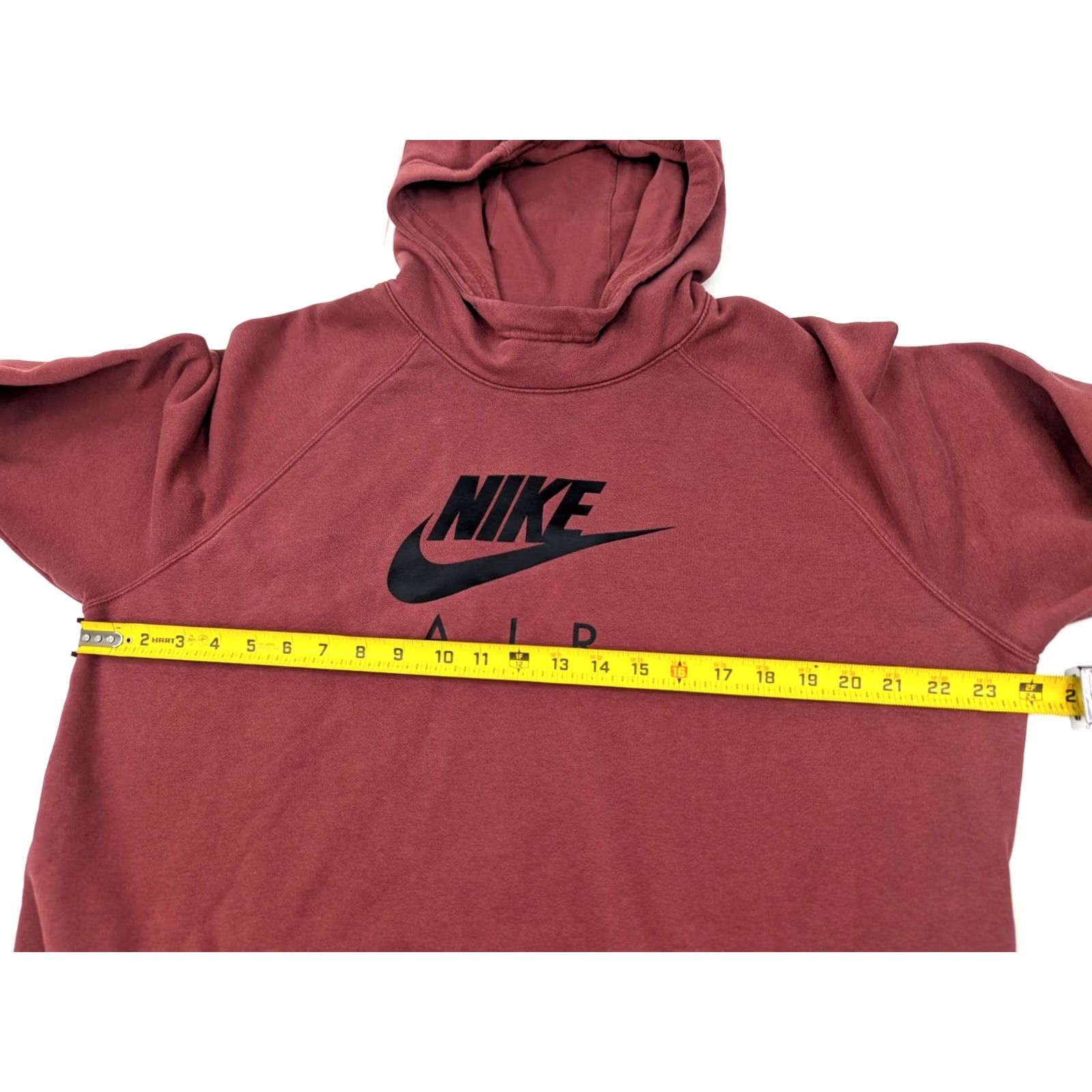 Nike Nike Air Hoodie Women XL Pomegranite Maroon Red Pullover Sweater Spellout CZ4014 Size XL / US 12-14 / IT 48-50 - 6 Thumbnail