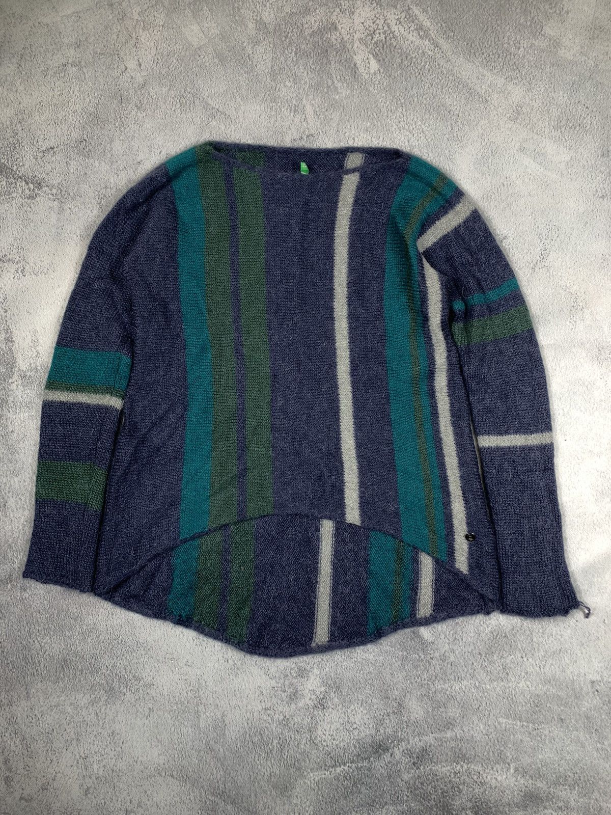Vintage Vintage 90s Coloured knit sweater streetwear size M Size M / US 6-8 / IT 42-44 - 1 Thumbnail
