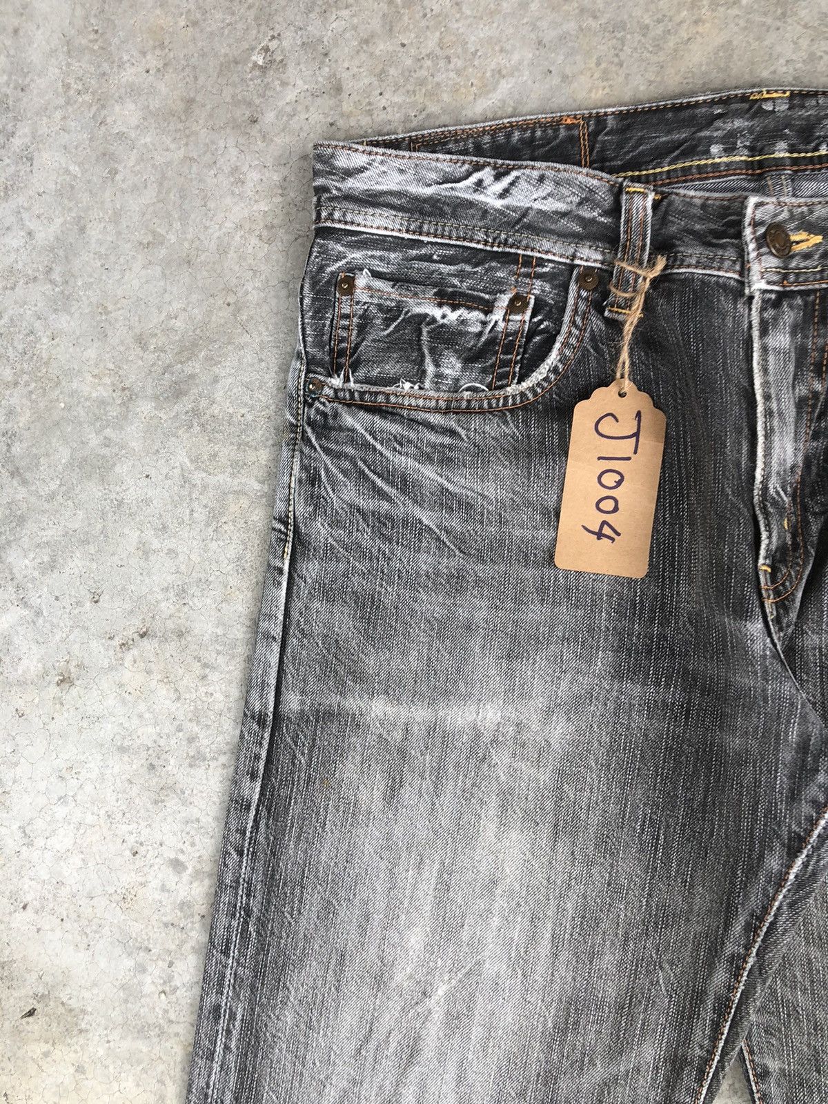 Edwin Japanese Edwin 511 RV Flared Jeans Distressed Broken Jeans Size US 34 / EU 50 - 4 Thumbnail