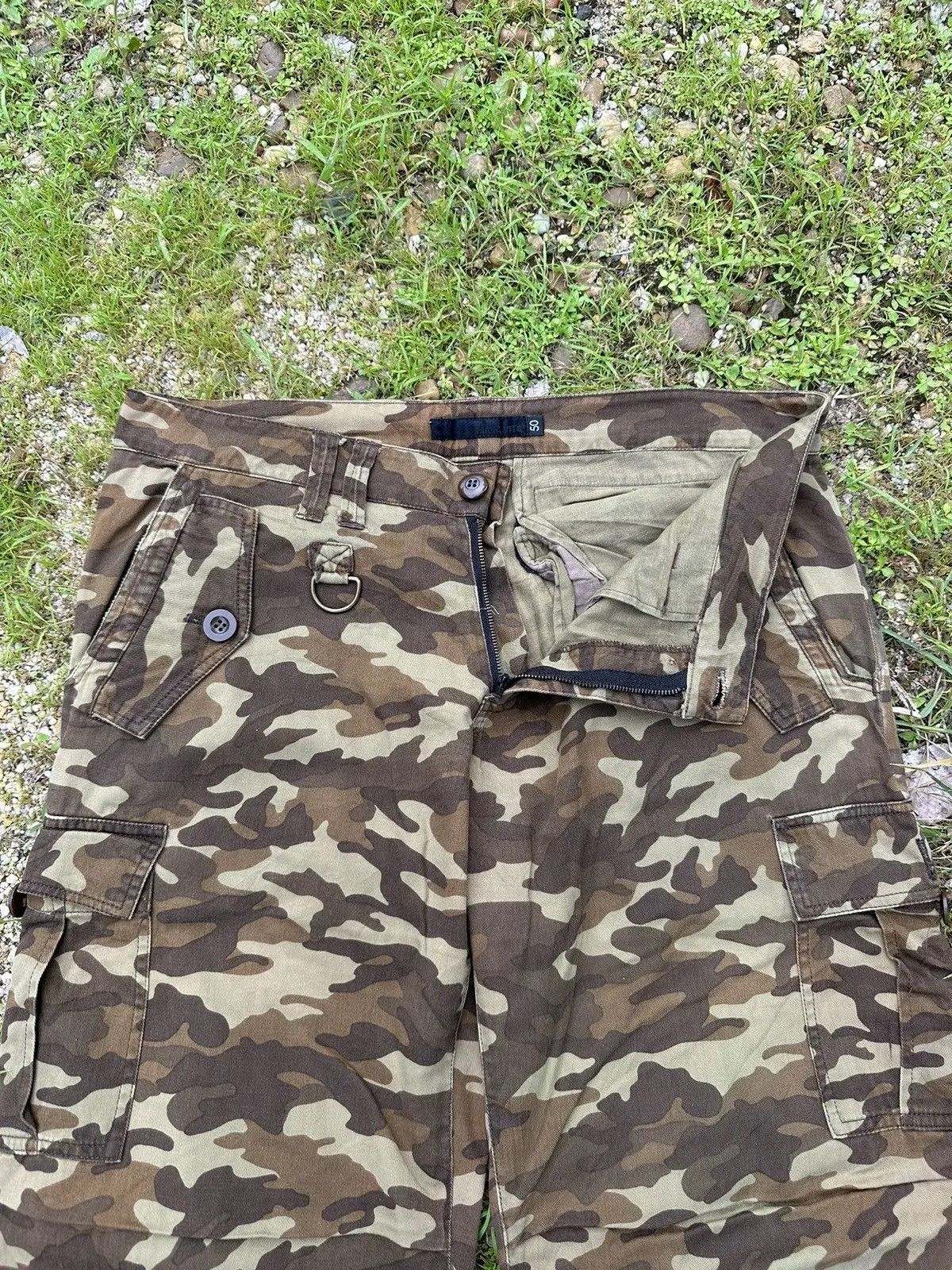 Japanese Brand MALA VITA JAPAN CAMOUFLAGE UTILITY CARGO TACTICAL PANTS Size US 34 / EU 50 - 7 Thumbnail