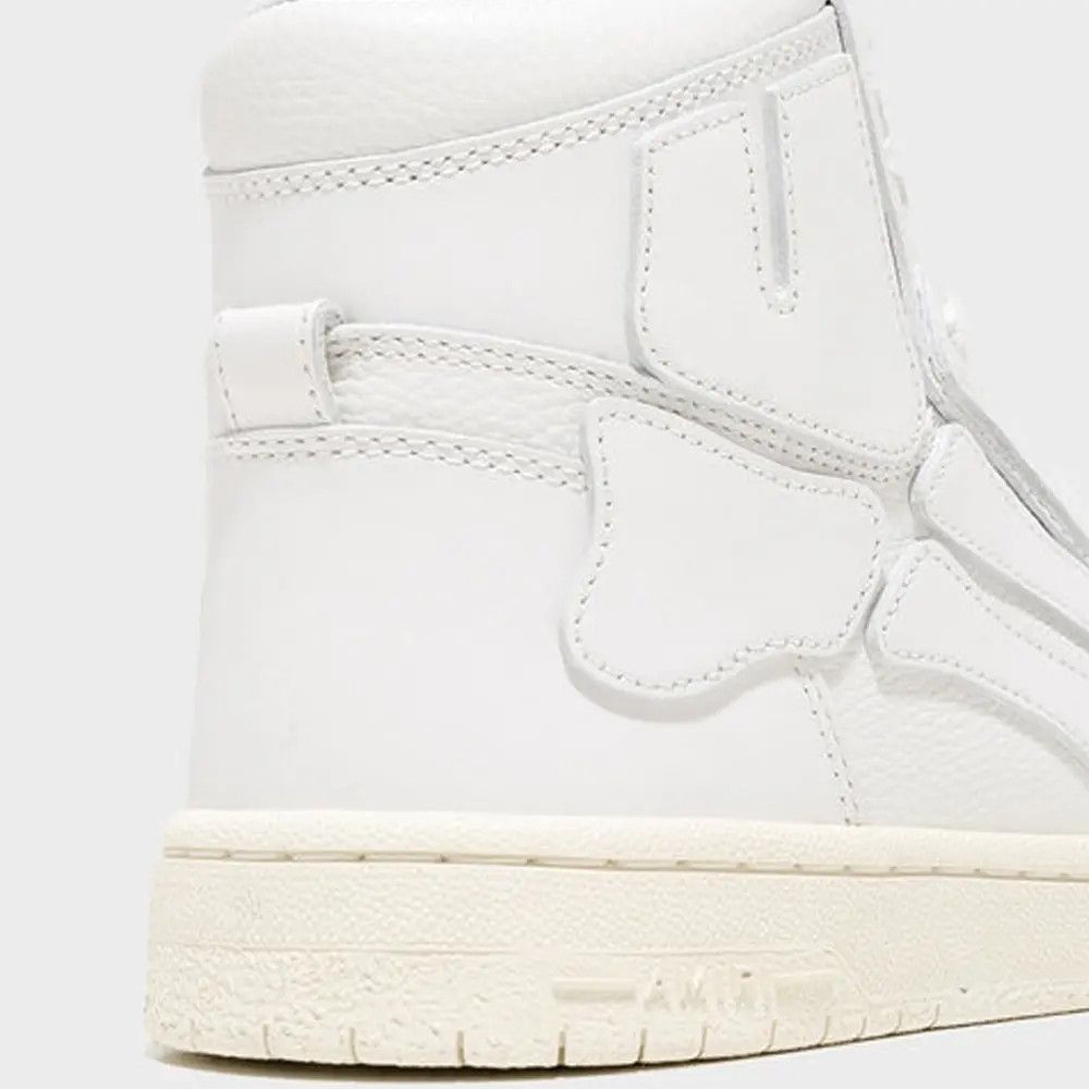 Amiri o1gr1nt1024 Skel Hi-Top Sneakers in White Size US 11 / EU 44 - 4 Thumbnail