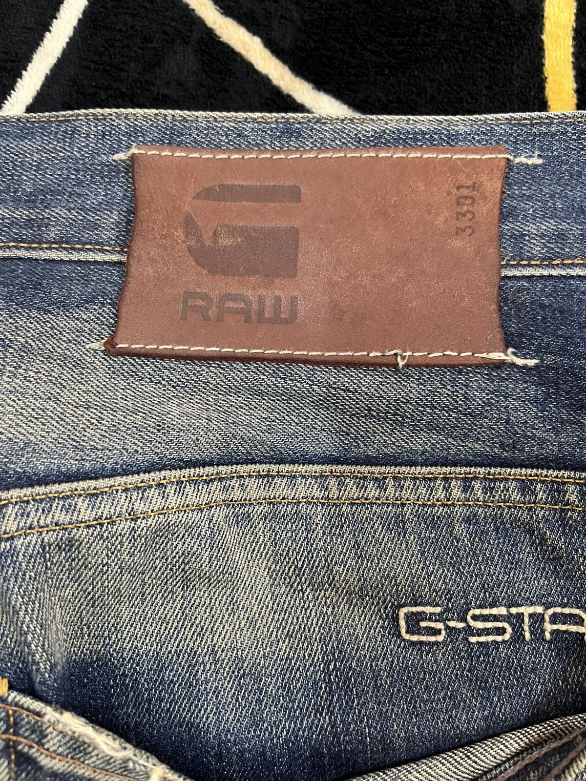 G-Star Vintage G Star Raw Curvy Leg Mudwash Denim Size US 33 - 18 Thumbnail