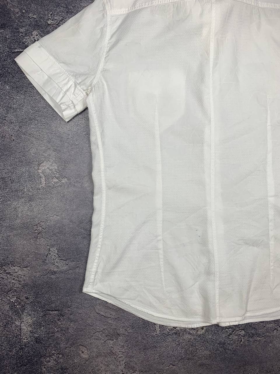 Versace Jeans Couture Versace Jeans VJC Men's White Short Sleeve Button Up Shirt Size US L / EU 52-54 / 3 - 15 Thumbnail