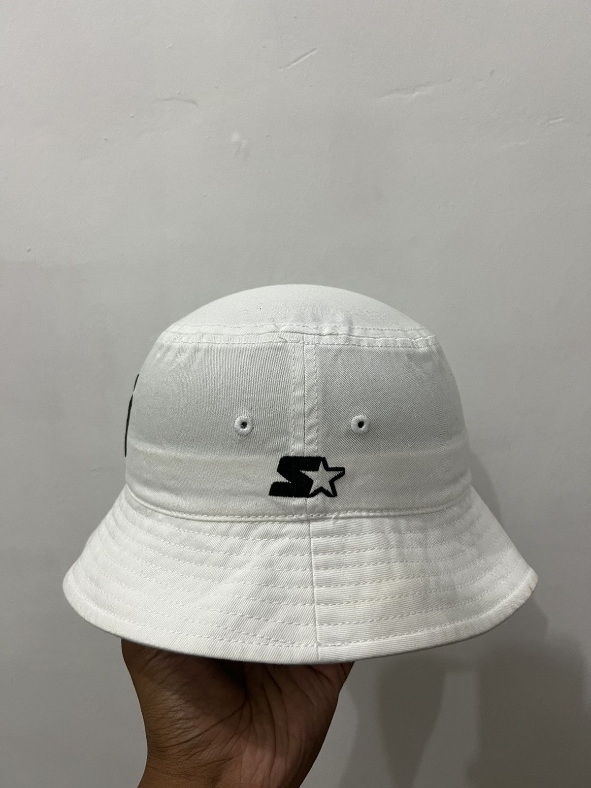 Japanese Brand Starter White Bucket Hat Size ONE SIZE - 2 Thumbnail