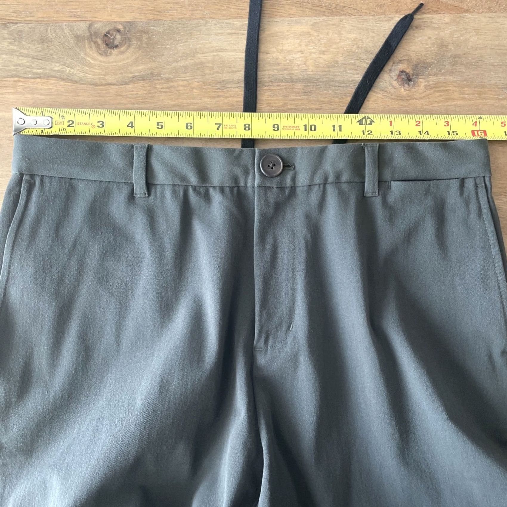 Vintage Ministry of Supply Pace Tapered Chino Pants Men Size 32x32 TALL Green Flat Front Size US 32 / EU 48 - 6 Thumbnail