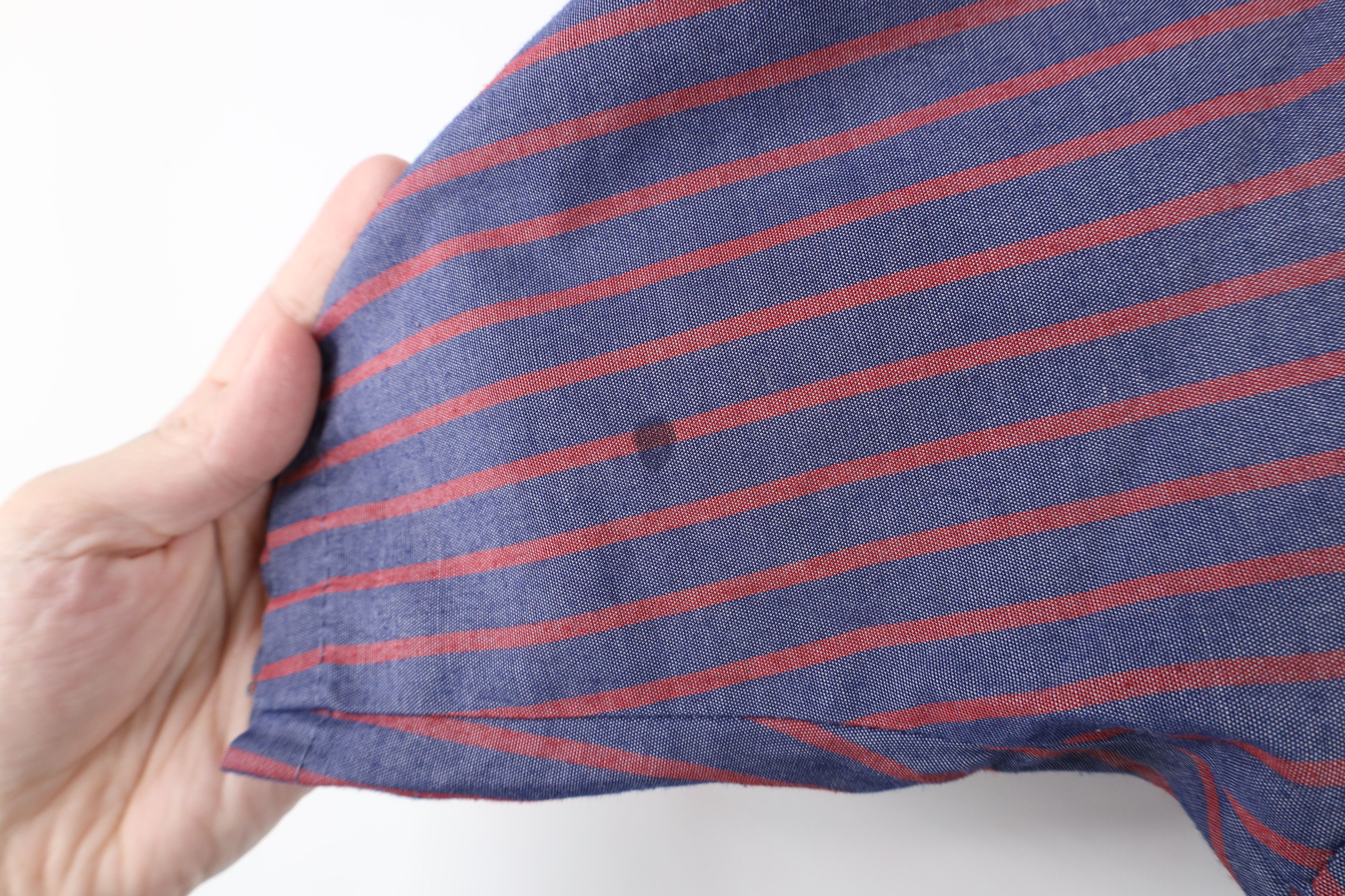 Vintage Vintage 90s Streetwear Striped Work Mechanic Button Shirt Size US M / EU 48-50 / 2 - 9 Thumbnail