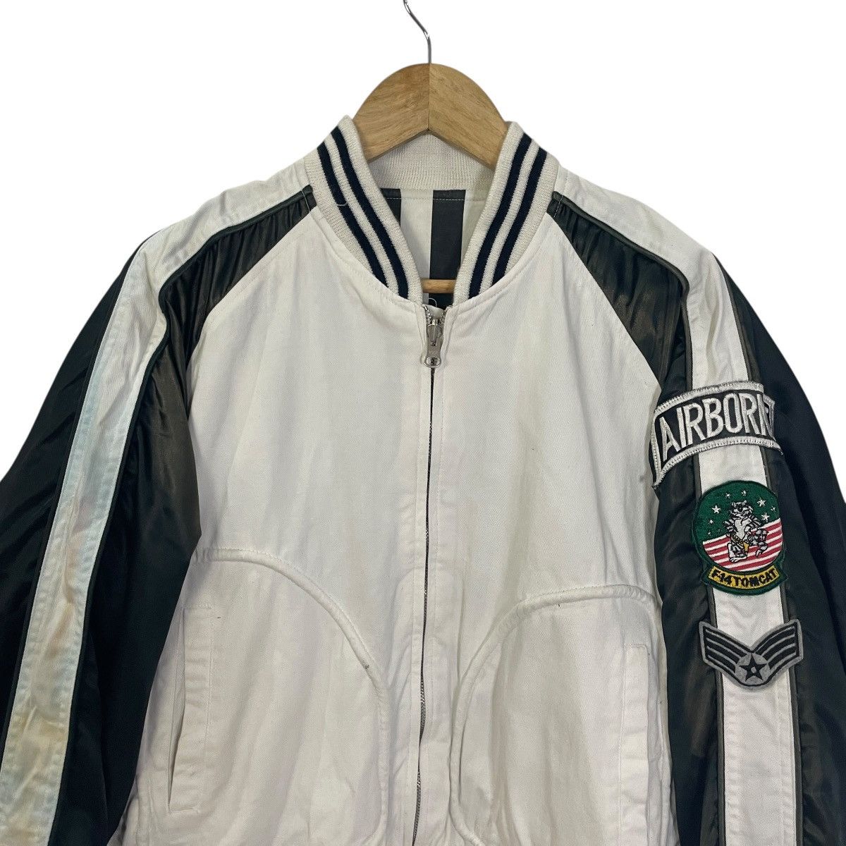Japanese Brand Vintage Japanese Designer Reversable Airbone Jacket Size US L / EU 52-54 / 3 - 7 Thumbnail