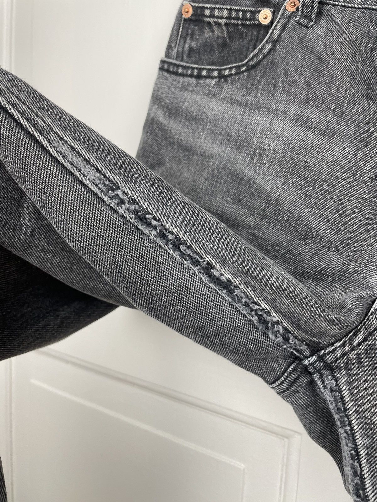 Balenciaga Balenciaga washed grey archetype denim jeans Size US 30 / EU 46 - 5 Thumbnail
