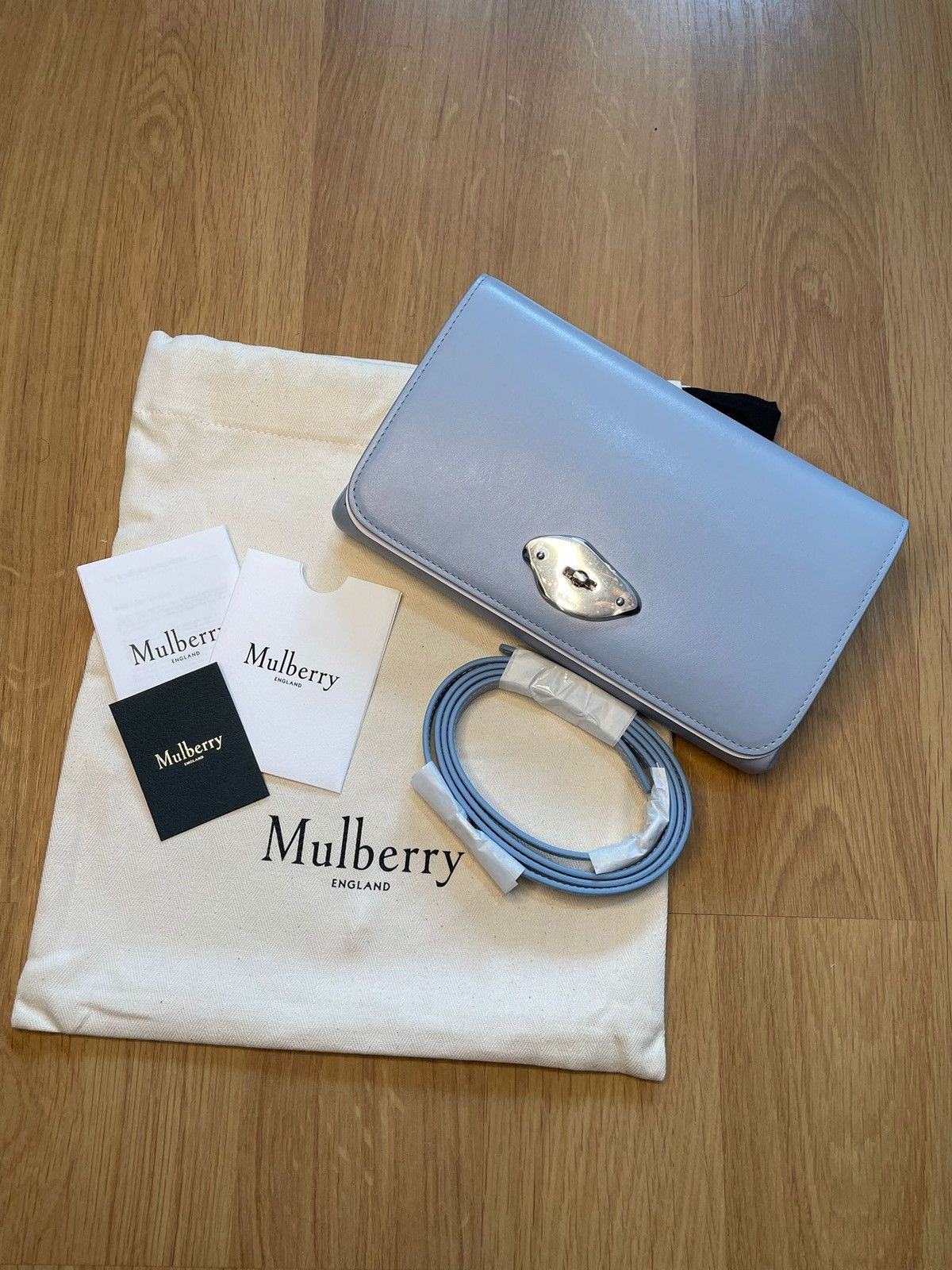 Mulberry Mulberry Lana Crossbody Poplin Blue Bag Size ONE SIZE - 1 Thumbnail