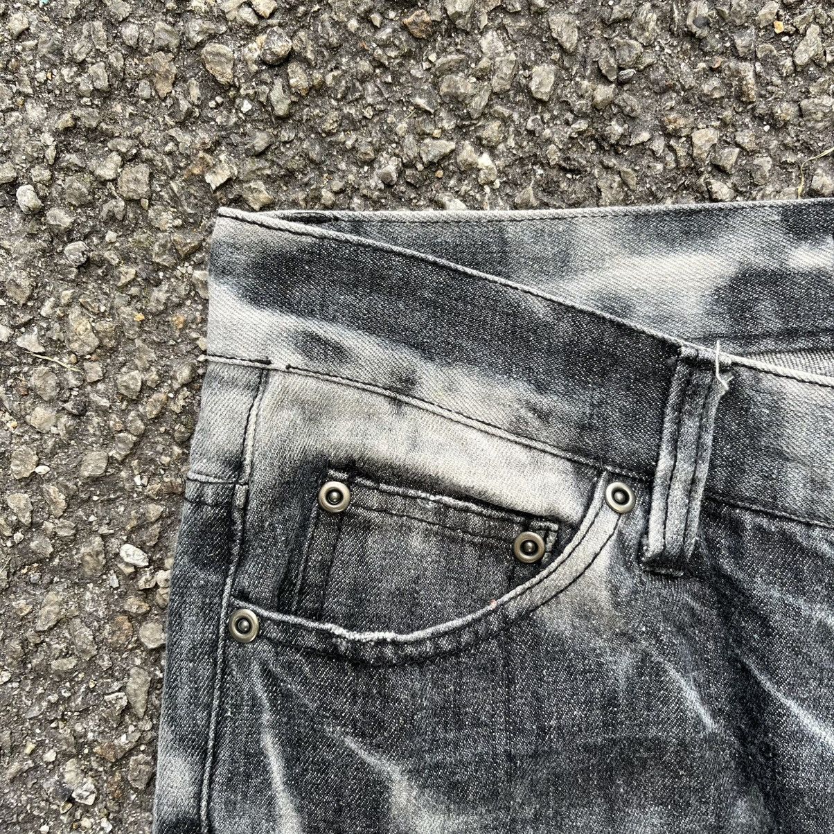 Hysteric Glamour In the Attic Jeans Acid Wash Smoke Distressed Punk Denim Size US 30 / EU 46 - 4 Thumbnail