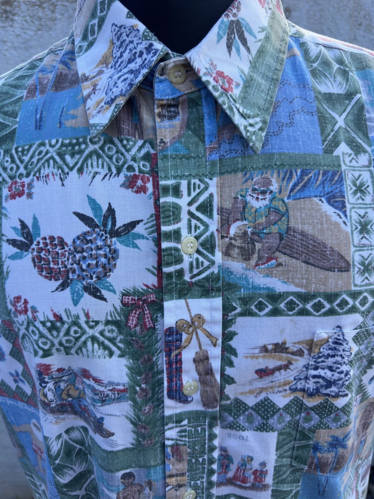 Reyn Spooner Reyn Spooner Mele Kalikimaka Christmas Shirt Men's XL Size US XL / EU 56 / 4 - 3 Thumbnail
