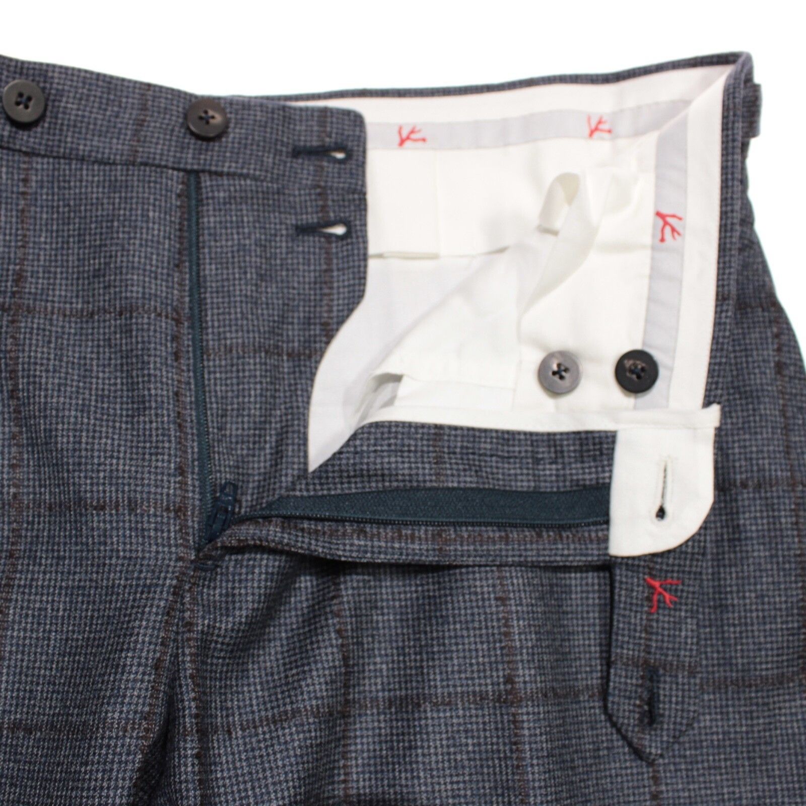 Isaia isaia New with tags Dress Pants Size 34 US In Blue Size US 34 / EU 50 - 3 Thumbnail