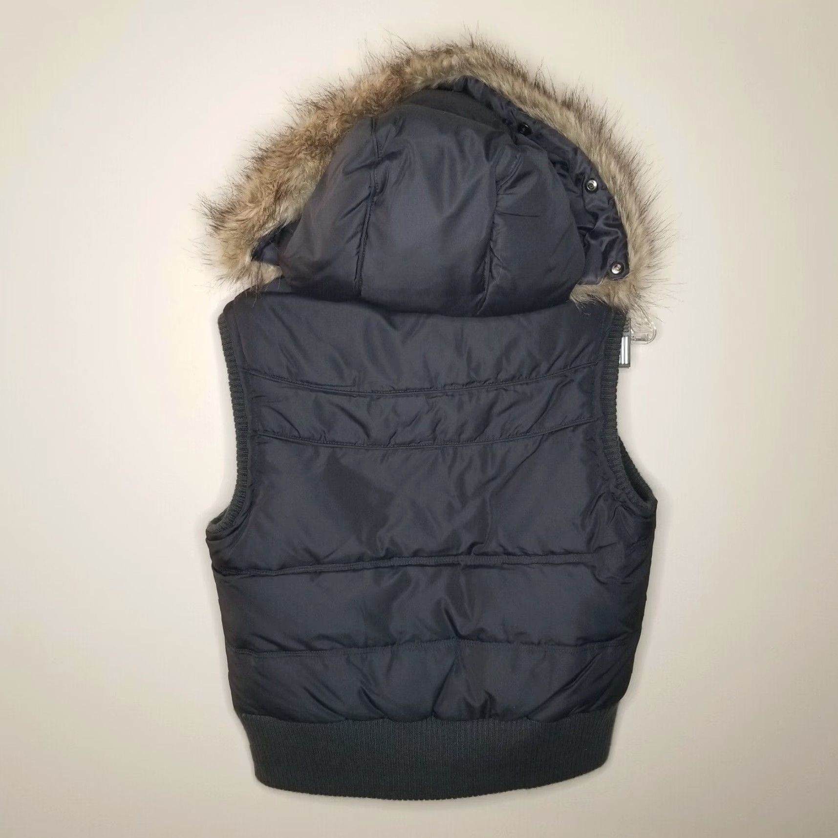 Vintage Aéropostale Womens Blue Hooded Puffer Vest Size L Size L / US 10 / IT 46 - 3 Thumbnail