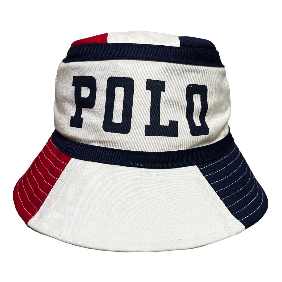 Polo Ralph Lauren Polo Ralph Lauren Big Logo Colour Block Bucket Hat Size ONE SIZE - 1 Thumbnail