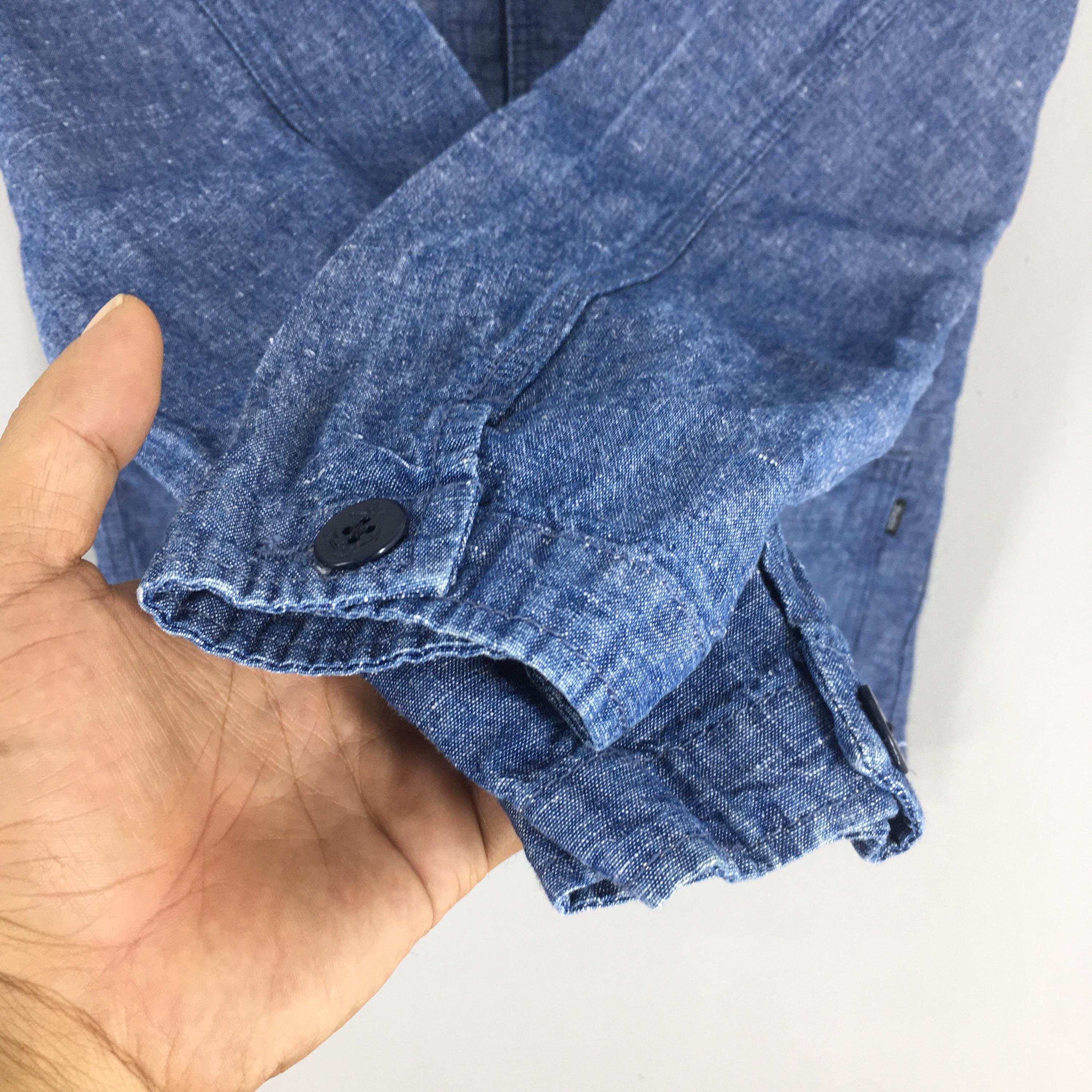 Beams Japan Beams Japan Usn Shawl Collar Indigo Blue Button Jacket M Size US M / EU 48-50 / 2 - 4 Thumbnail