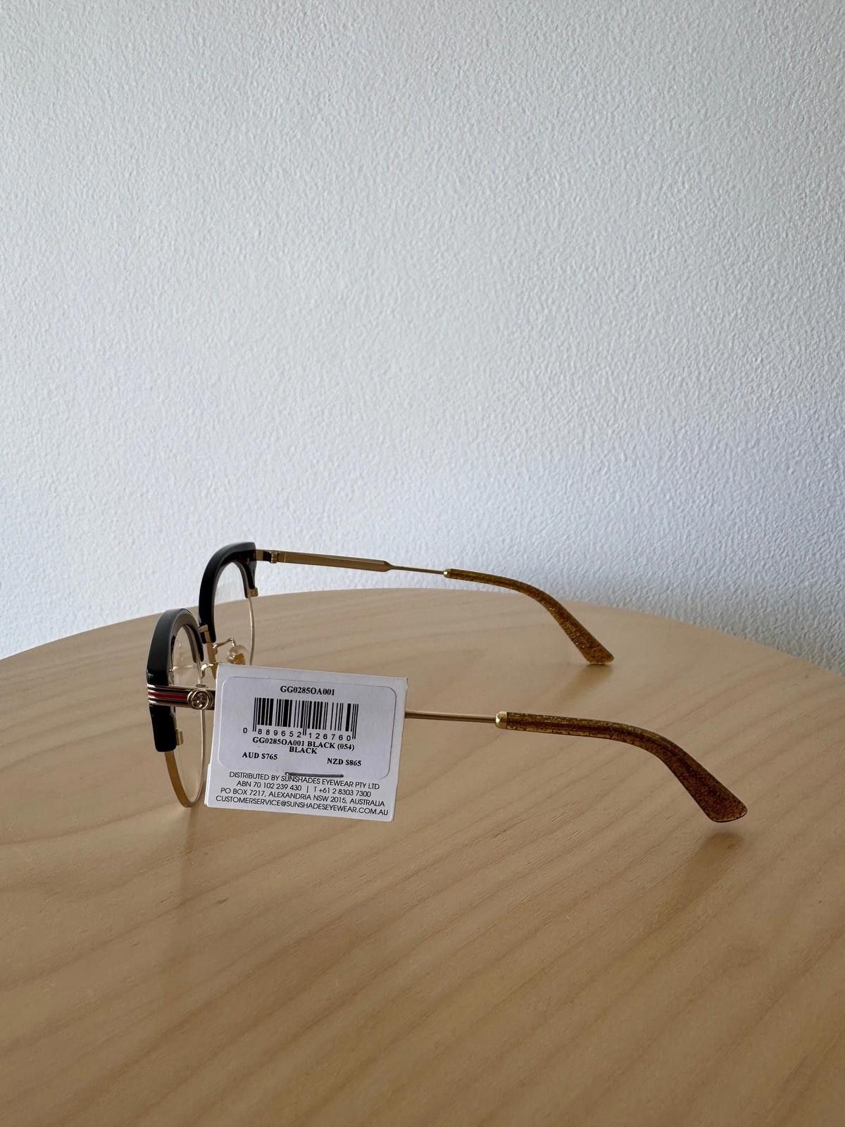Gucci New Gucci eyewear optical glasses GG0285OA 001 gold black Size ONE SIZE - 4 Thumbnail