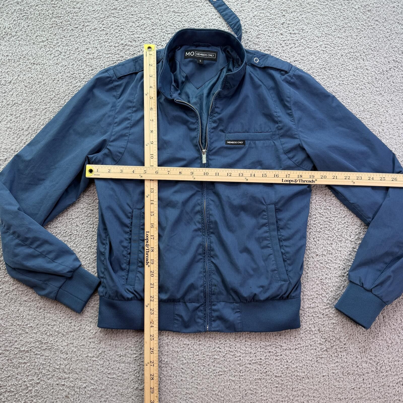 Members Only Members Only Blue Racer Bomber Jacket Mens S Lightweight Zip Size US S / EU 44-46 / 1 - 3 Thumbnail