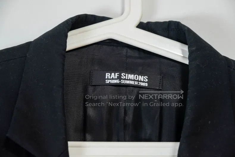 Raf Simons Raf simons 2009ss sleeveless suit jacket Size 50R - 2 Thumbnail
