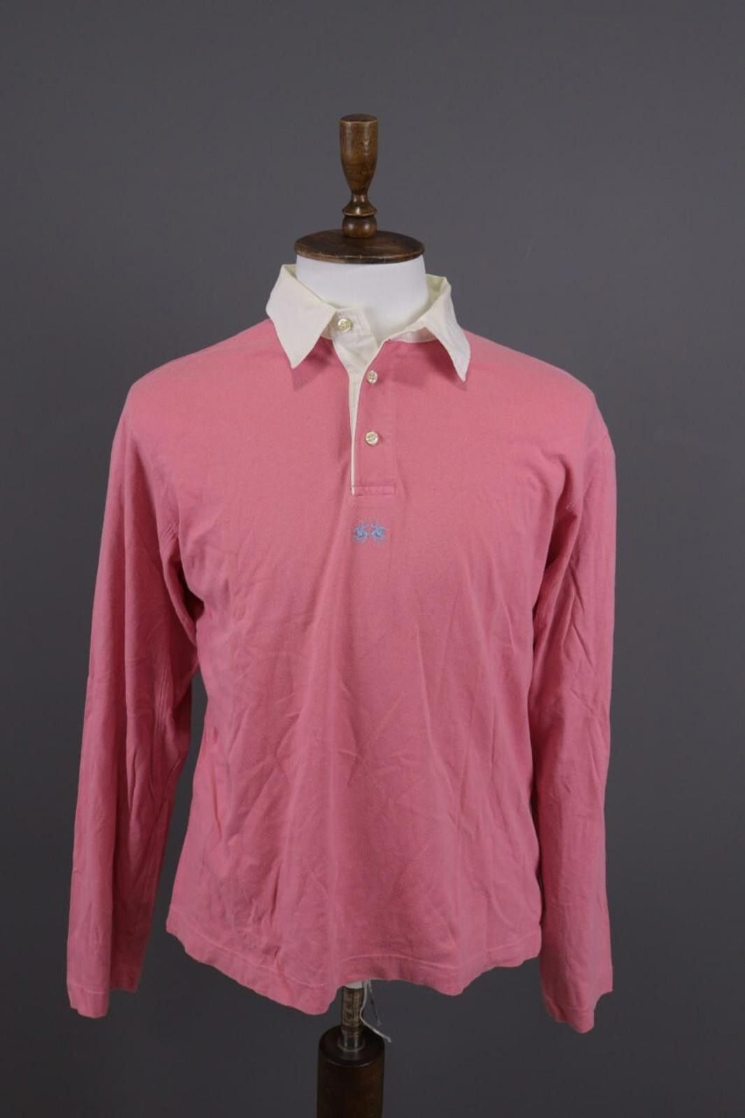 La Martina La Martina Pink Long Sleeve Polo Shirt Size L Size US L / EU 52-54 / 3 - 1 Thumbnail