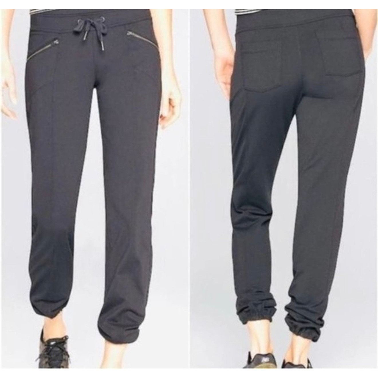 Athleta Athleta Metro Slouch Drawstring Waist Joggers / Pants XS Size 26" / US 2 / IT 38 - 2 Thumbnail