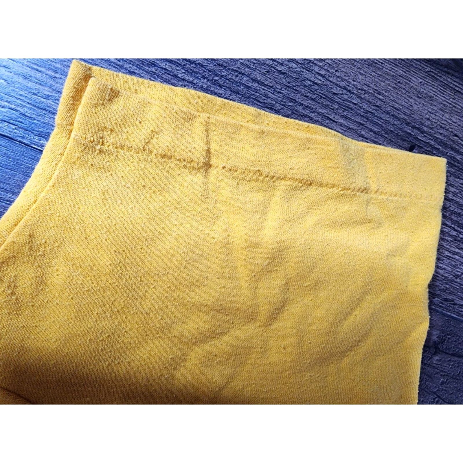 Russell Athletic VINTAGE Russell Athletic Mens S/M T-Shirt Washington Park Elementary School 1990s Yellow Cotton Blend Size US S / EU 44-46 / 1 - 4 Thumbnail