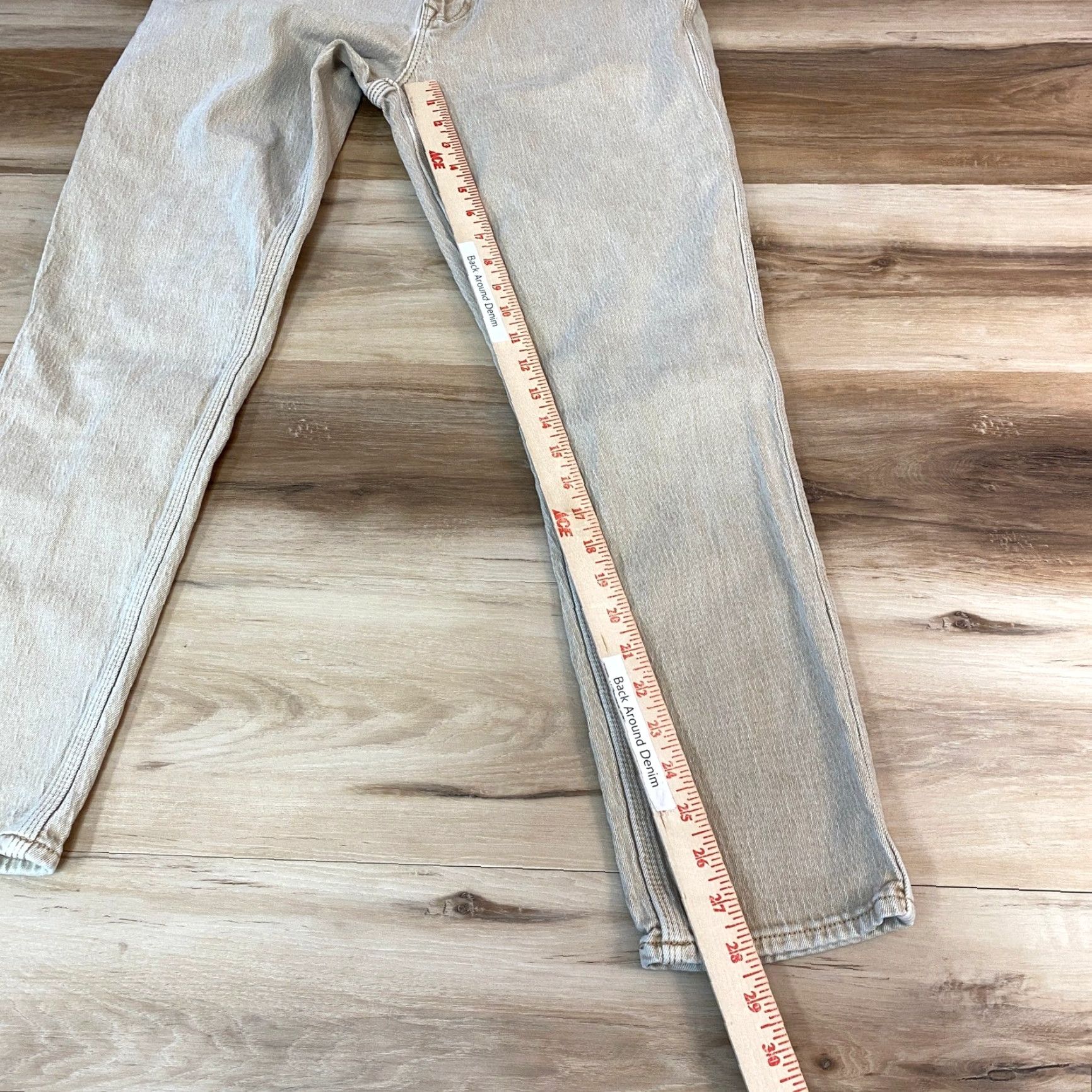Banana Republic Banana Republic Athletic Fit Jeans Mens 30x30 Khaki Sand Stretch Denim Pants Jeans Shirt? Size US 30 / EU 46 - 5 Thumbnail