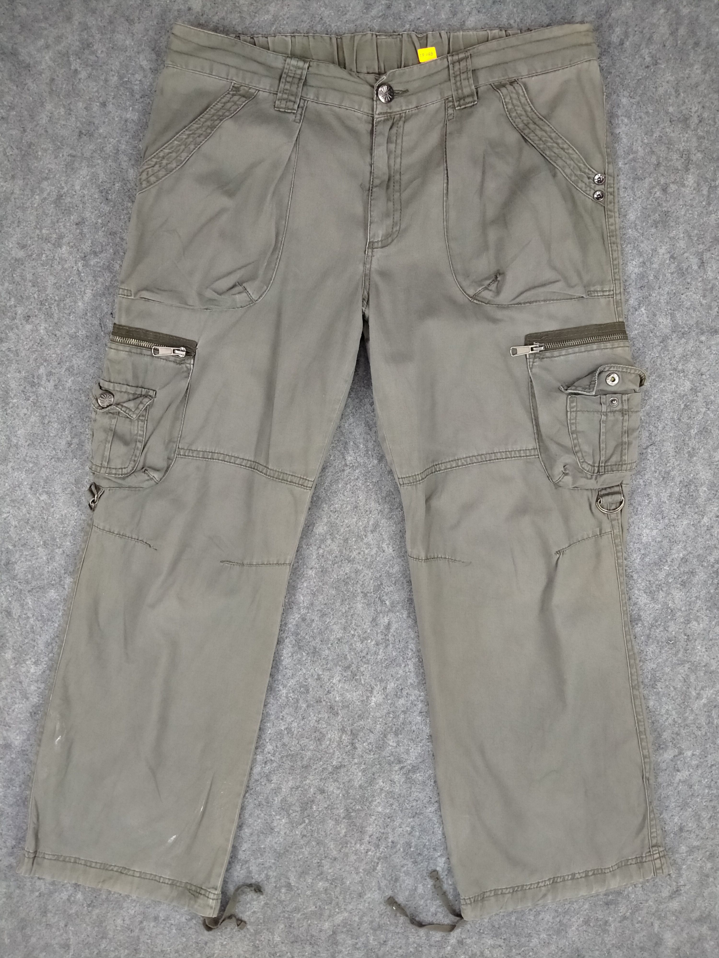 Japanese Brand Jinnee Japanese Brand Cargo Pocket Pants 35x29 -CP088 Size US 35 - 1 Thumbnail
