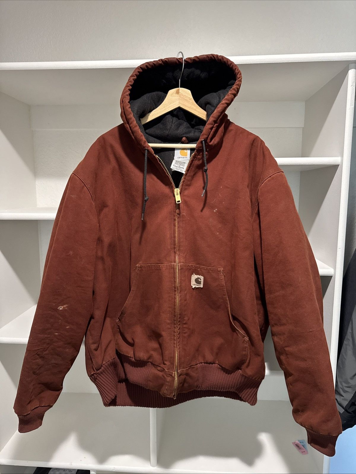 Carhartt Charhartt hooded zip up maroon men’s Size US XL / EU 56 / 4 - 1 Thumbnail