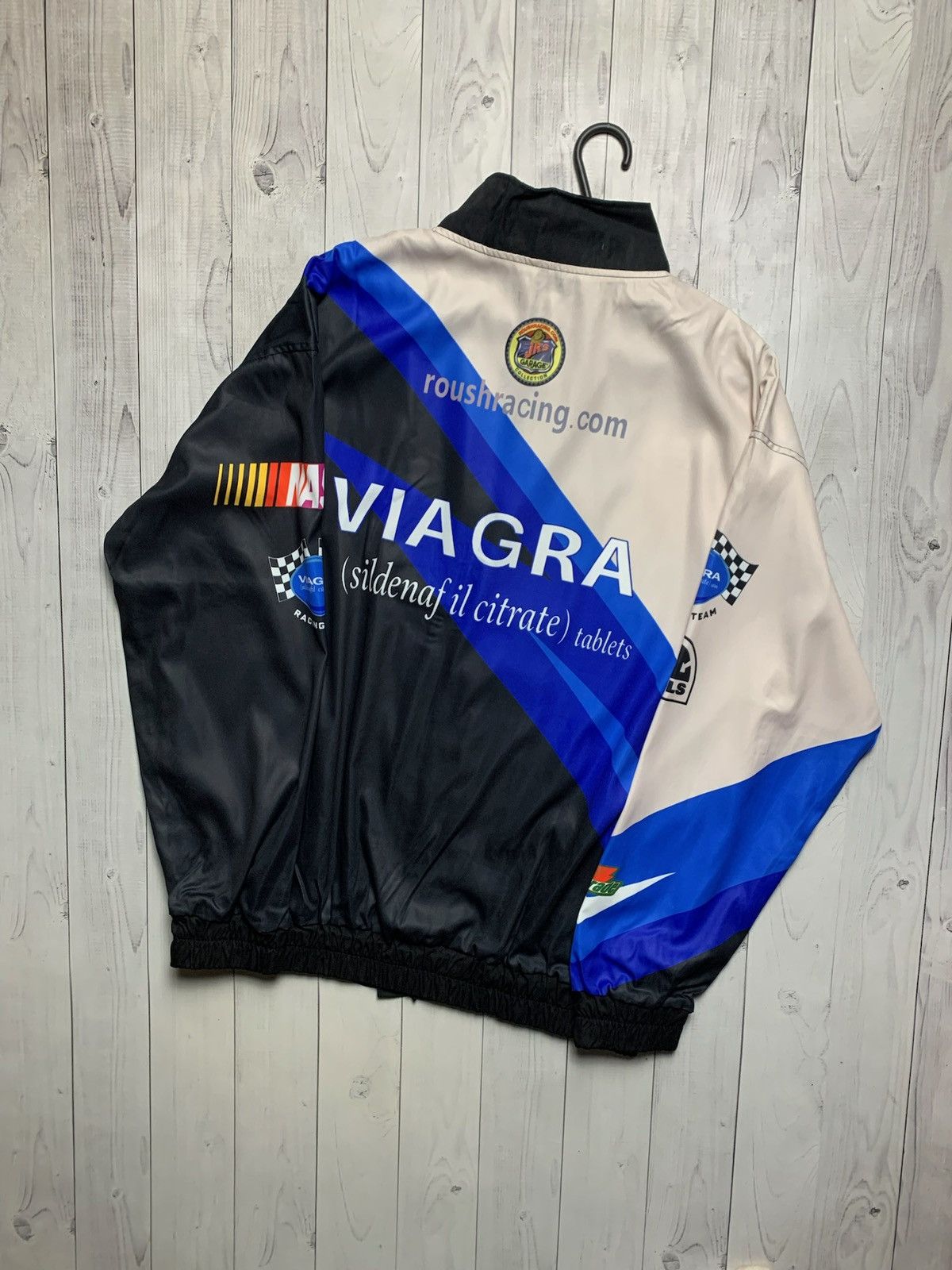 Vintage Vintage nascar racing jacket Viagra rare size L Size US L / EU 52-54 / 3 - 4 Thumbnail