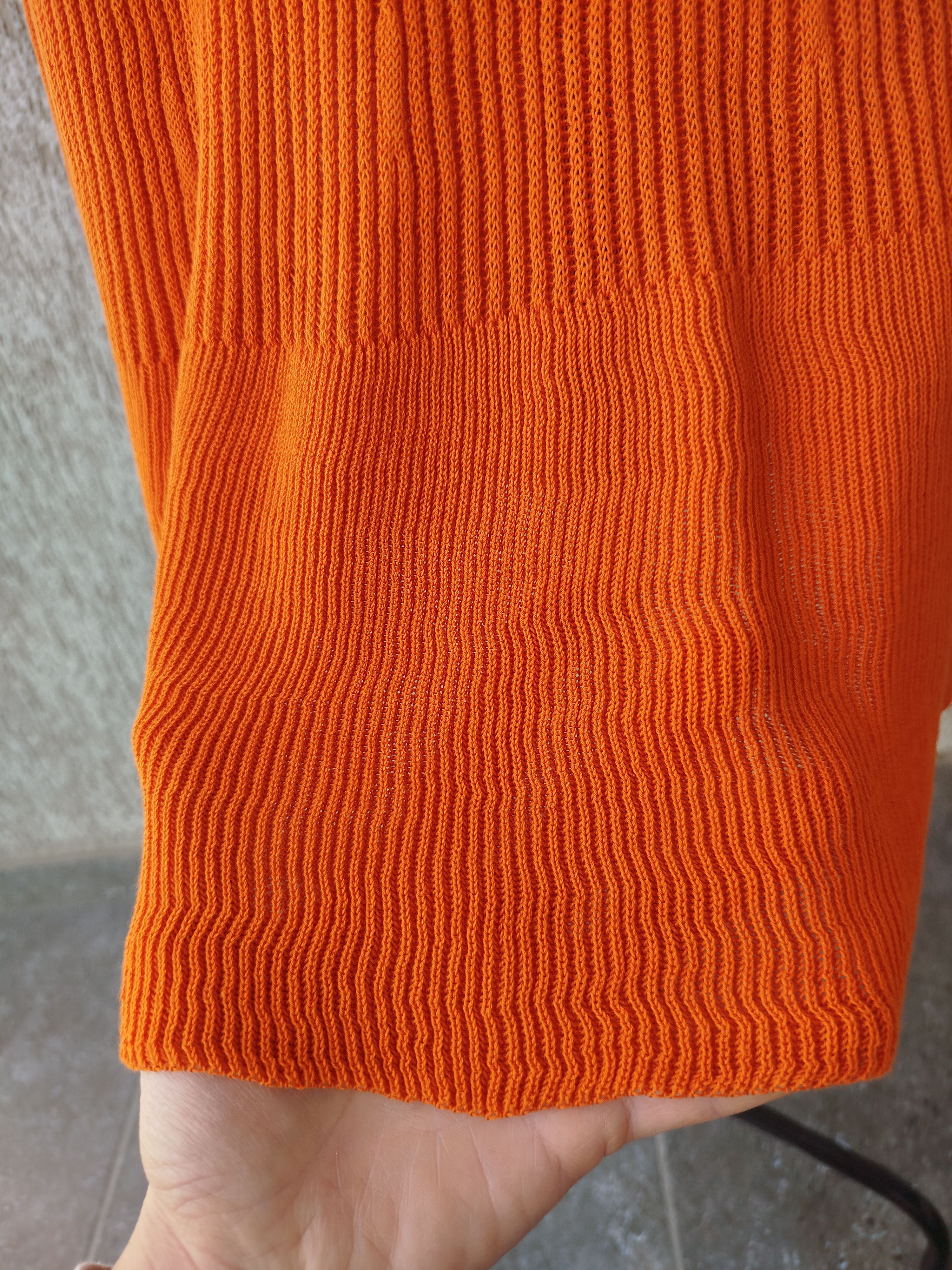 Sonia Rykiel Skirt Elastic Waist Knee Lingth Ribbed Knit Cotton Size 44 Size 32" / US 10 / IT 46 - 4 Thumbnail