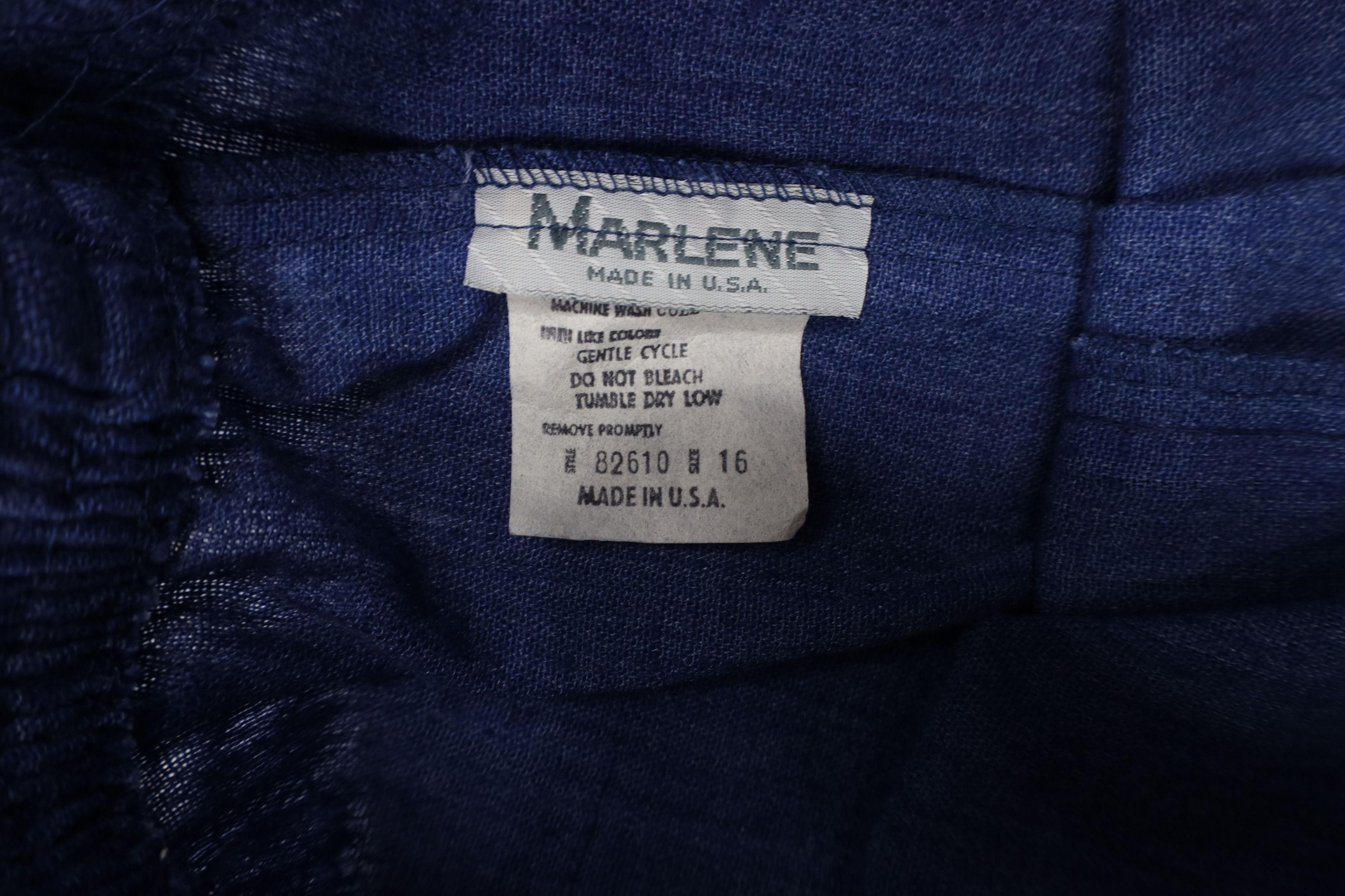 Vintage Vintage 90s StreetwearTapered Leg Harem Pants Blue USA Size 38" / US 16 / IT 52 - 7 Thumbnail