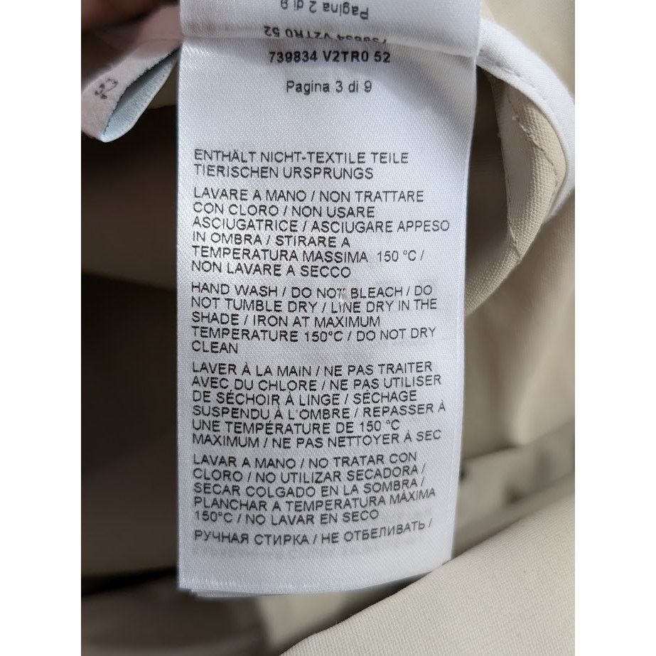 Bottega Veneta o1rshd1 Cotton Double Sided Trench Coated in Birch Size US L / EU 52-54 / 3 - 21 Thumbnail