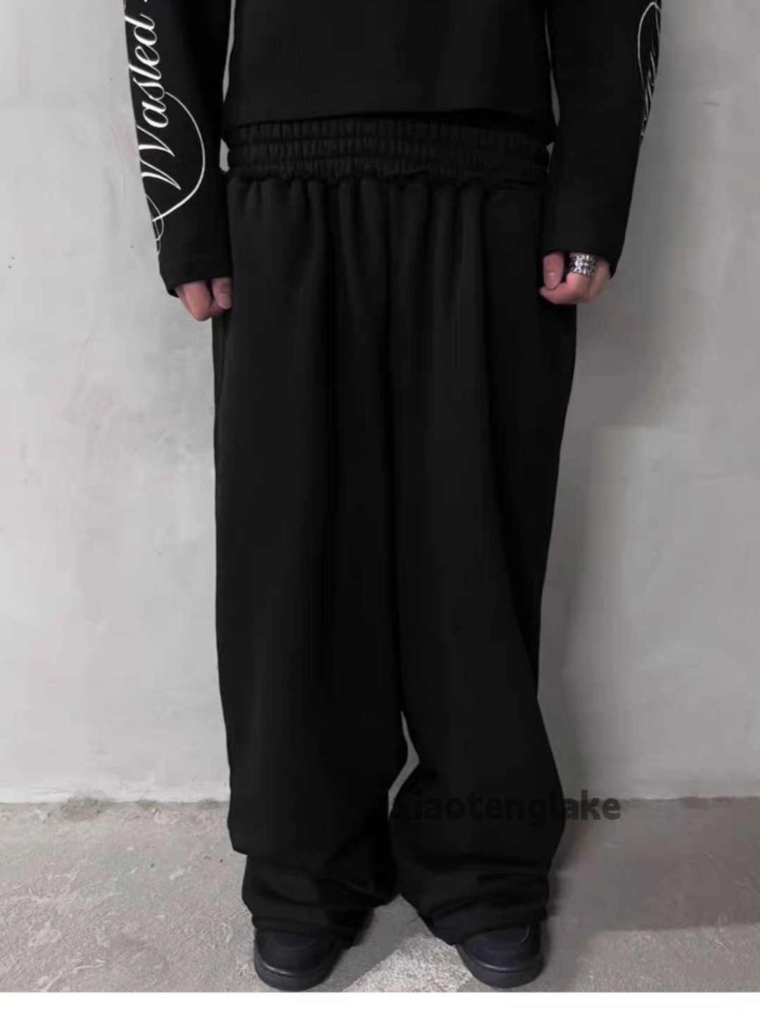 Vintage ltx Balenciaga offwhite style loose baggy opium sweatpants Size US 28 / EU 44 - 2 Thumbnail