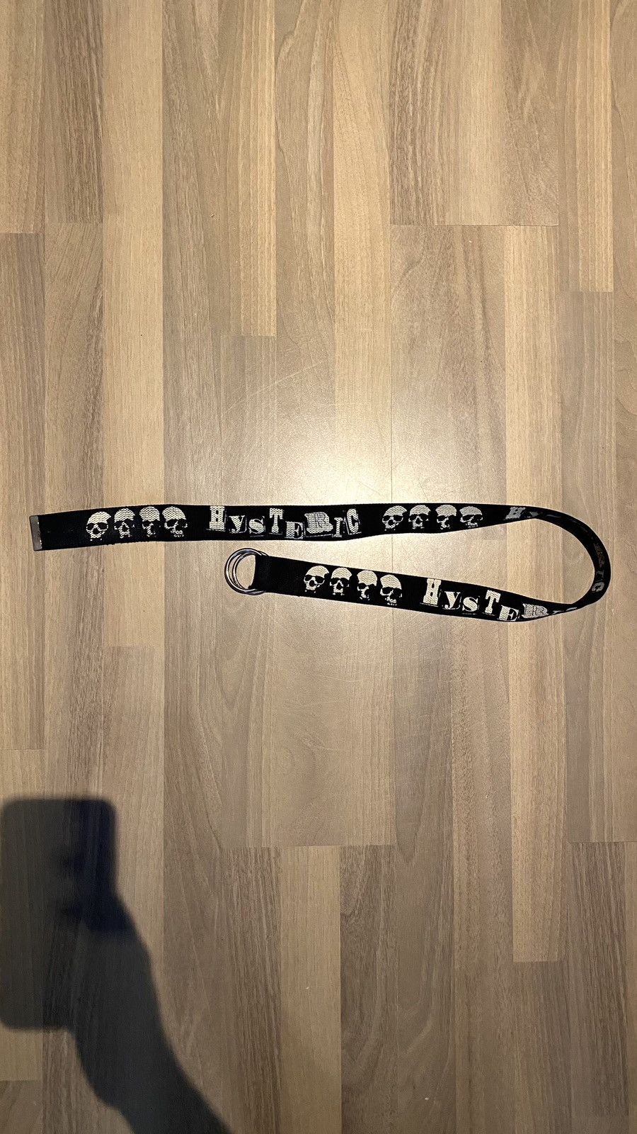 image of Hysteric Glamour Skull Belt in Black, Men's