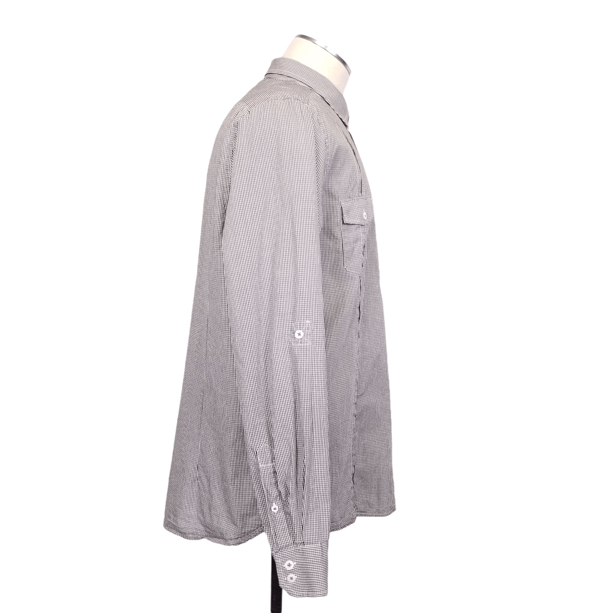 Ted Baker Norping Tapered Fit Collared Shirt in Micro Gingham Size US XXL / EU 58 / 5 - 5 Thumbnail