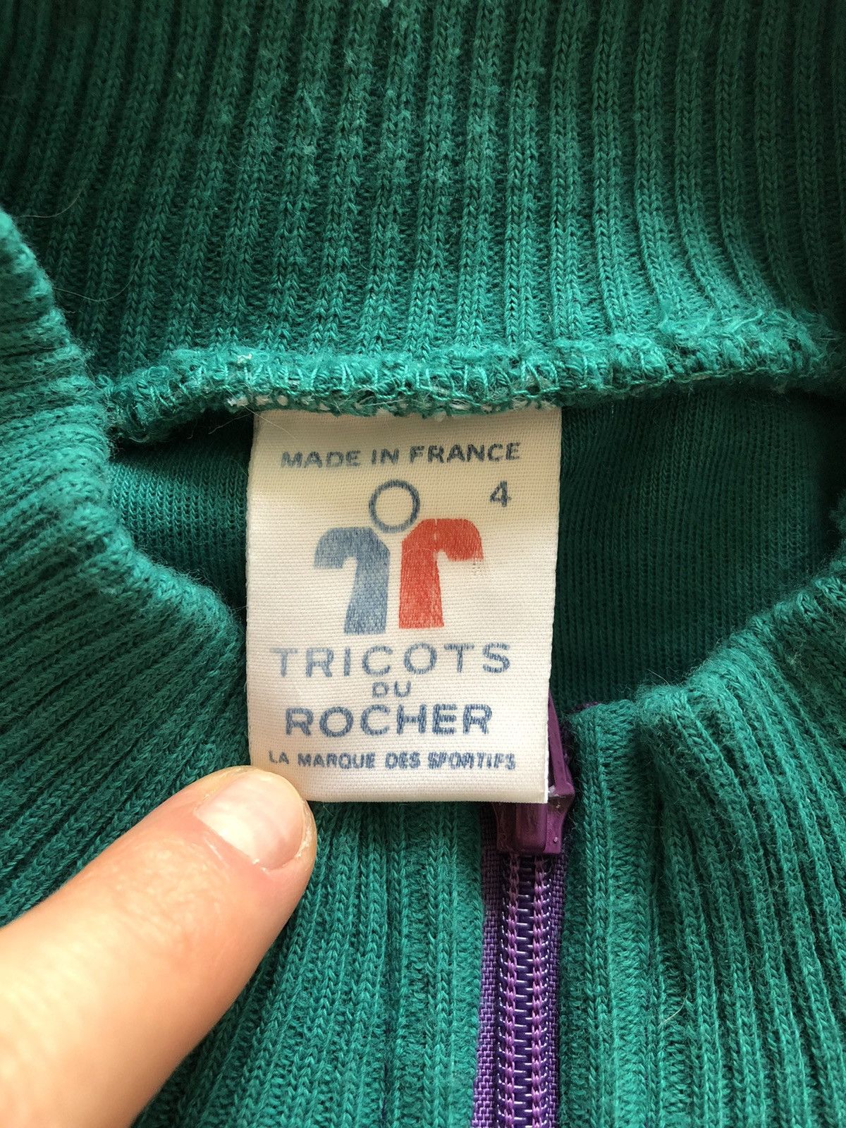 Vintage RARE TRICOTS DU ROCHER MADE IN FRANCE VINTAGE BOMBER JACKET Size US M / EU 48-50 / 2 - 4 Thumbnail