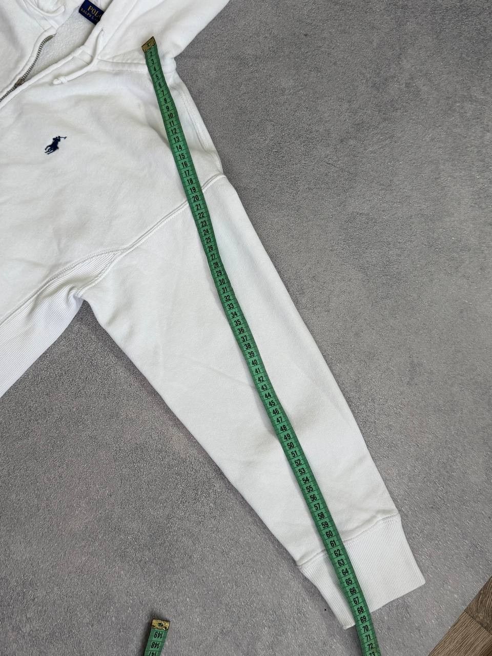 Polo Ralph Lauren Polo Ralph Lauren White Zip-Up Hoodie Y2K Avant-garde Size US M / EU 48-50 / 2 - 14 Thumbnail