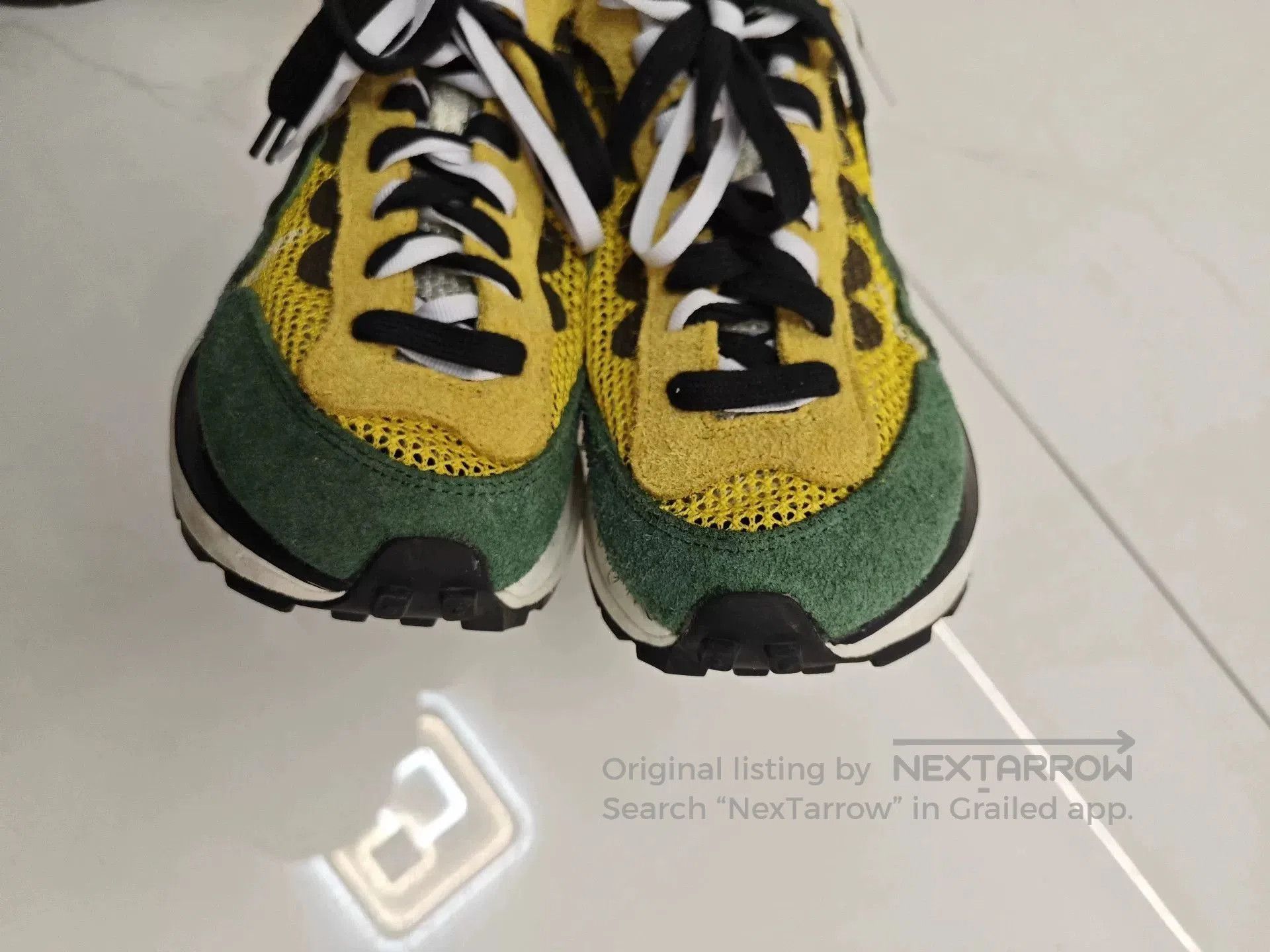 Nike Sacai x Nike VaporWaffle Tour Yellow. Size US 7.5 / EU 40-41 - 5 Thumbnail