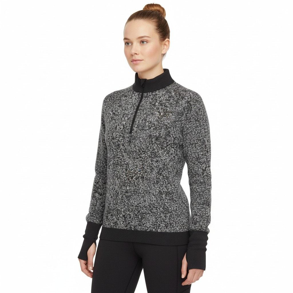 Lululemon Lululemon Gray Black Nylon 1/4 Zip Pullover Jacket, US4 Size S / US 4 / IT 40 - 4 Thumbnail