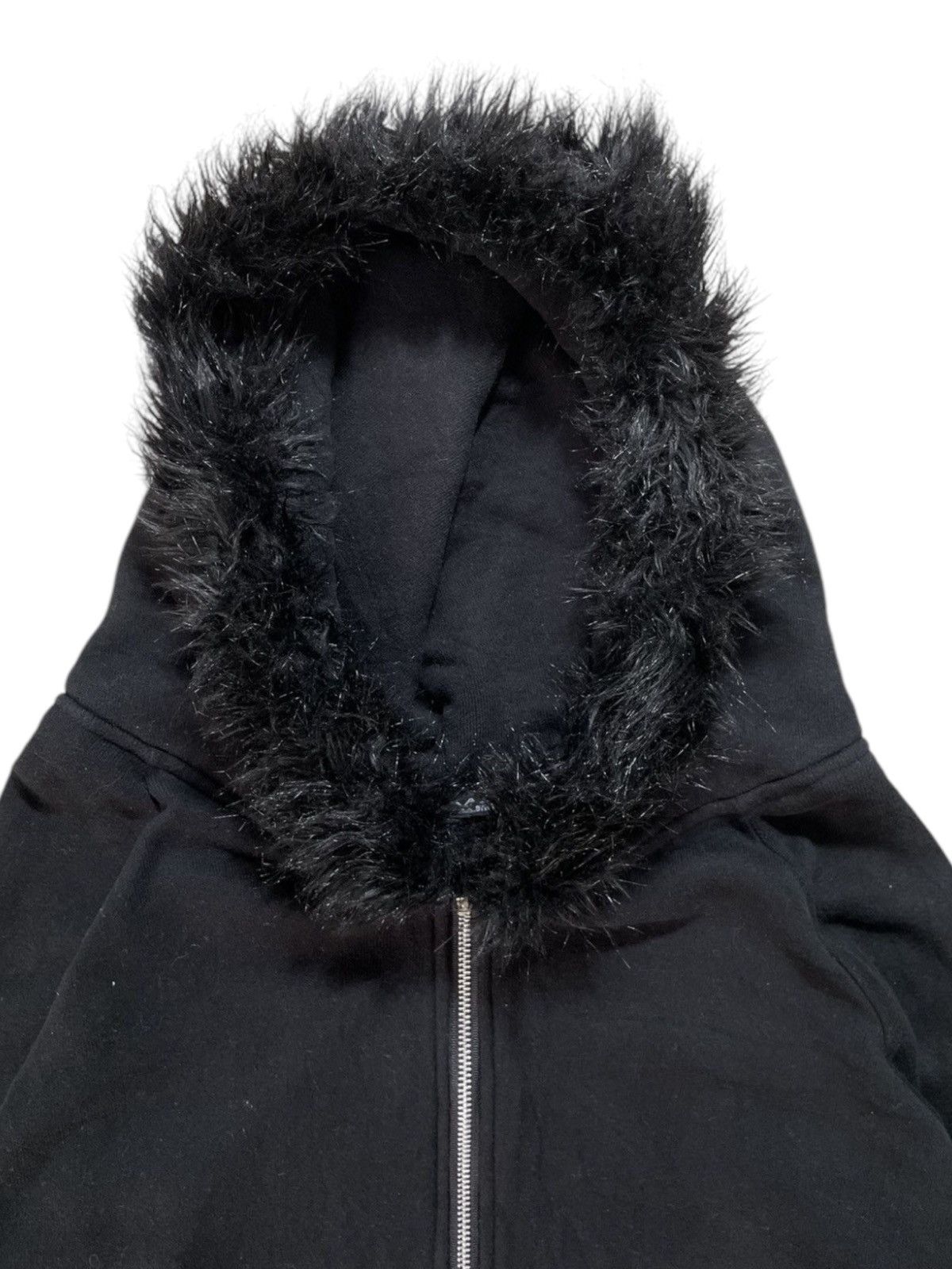 Other × Vintage Undefined Dymo brand Crazy Black Fur zipp Hoodie ifsix style Size US M / EU 48-50 / 2 - 2 Thumbnail