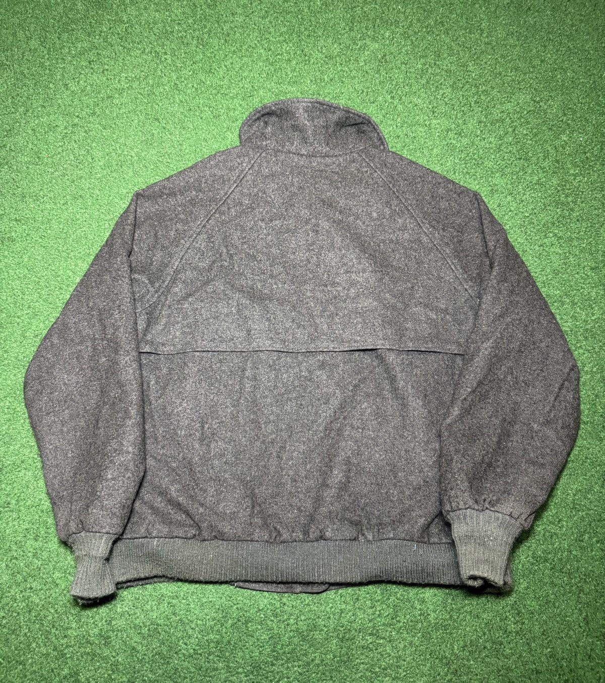 Pendleton Vintage Pendleton Virgin Wool Gray Bomber Harrington Jacket Size US L / EU 52-54 / 3 - 5 Thumbnail