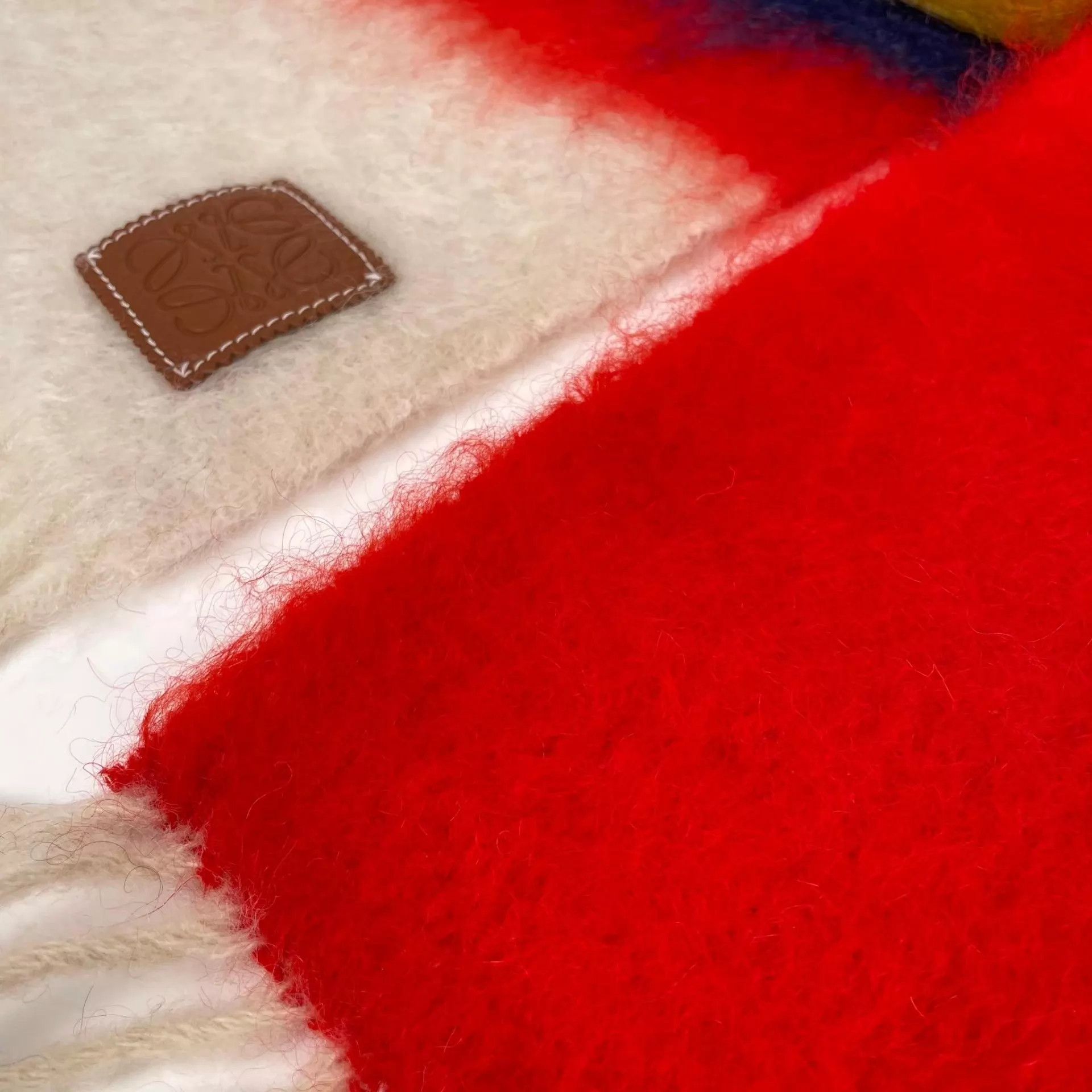Loewe LOEWE Mohair Ombre Multicolor Scarf 180x35cm Size ONE SIZE - 8 Thumbnail
