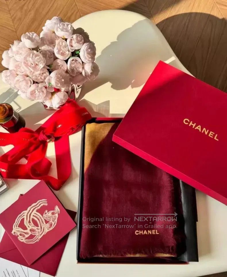 Chanel Chanel cashmere scarf. Size ONE SIZE - 6 Thumbnail
