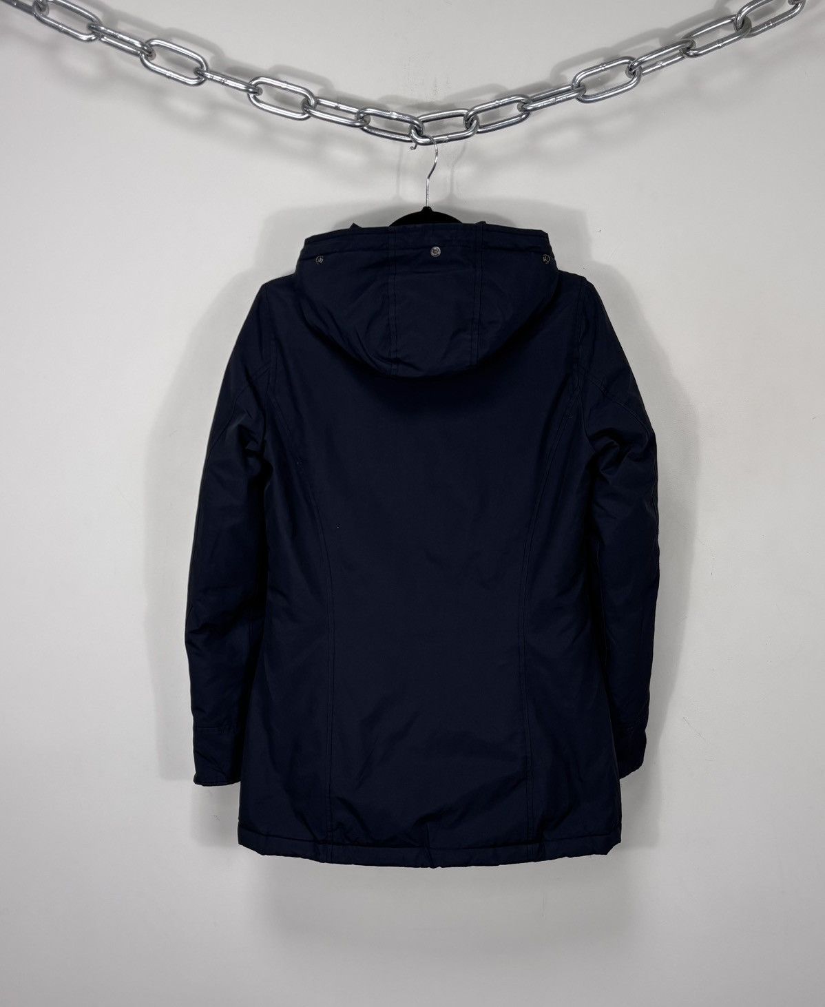 Woolrich Woolen Mills Woolrich Women’s Arctic Parka In Ramar Cloth Navy Blue Coat Size XS / US 0-2 / IT 36-38 - 3 Thumbnail