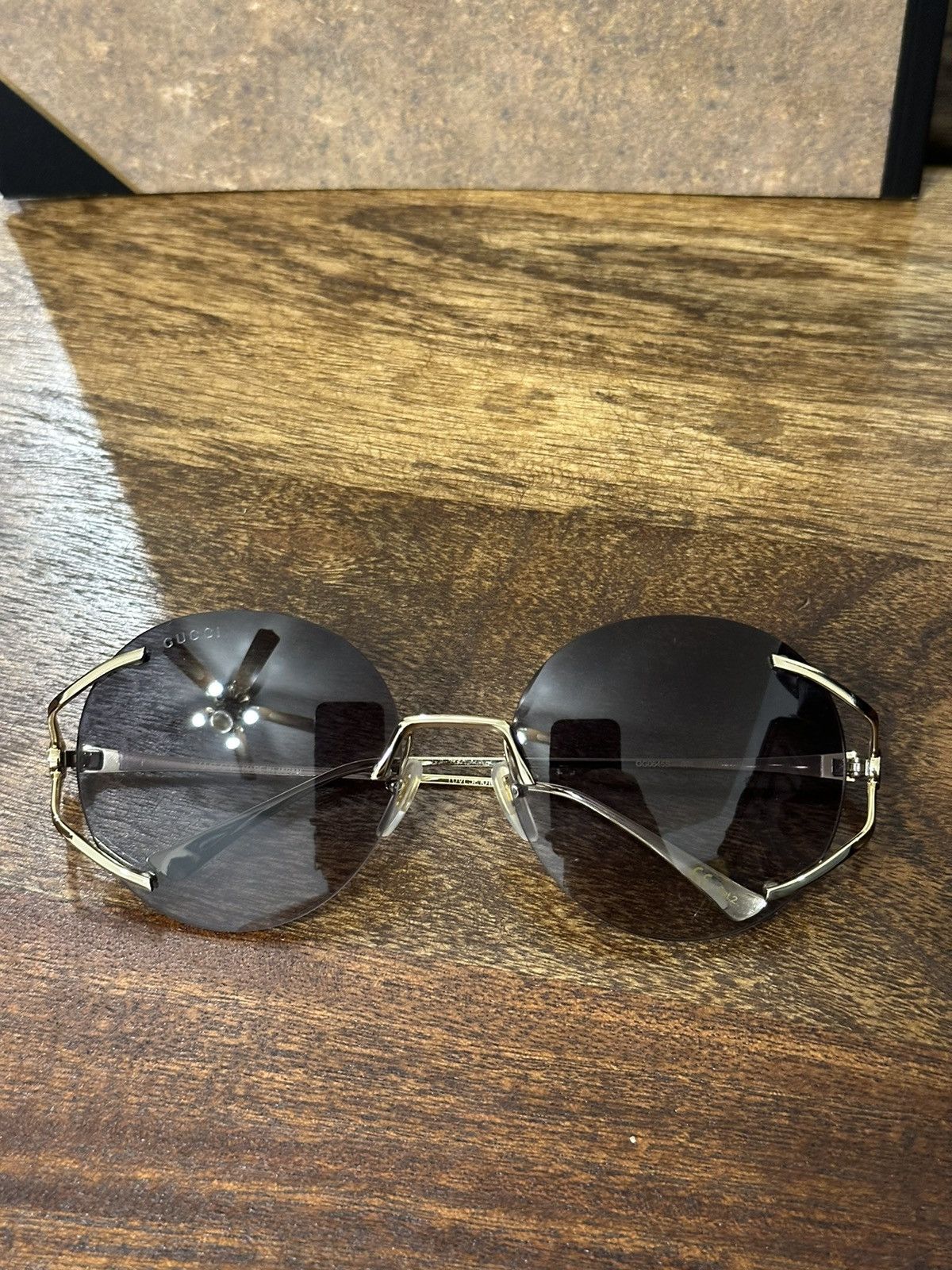 Gucci Gucci Rimless Sunglasses Size ONE SIZE - 11 Thumbnail