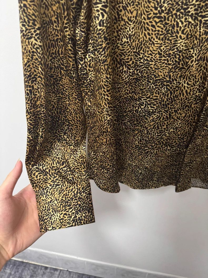 Saint Laurent Paris Saint Laurent Paris size 37 20fw Show Mulberry Silk Carame Size US M / EU 48-50 / 2 - 5 Thumbnail