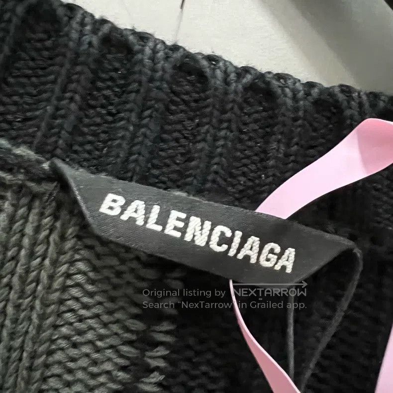 Balenciaga Balenciaga Checkerboard Color Block Knit Top Size US M / EU 48-50 / 2 - 3 Thumbnail
